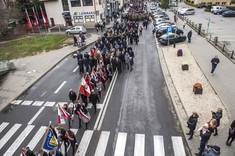 Wieniec od Politechniki Rzeszowskiej z okazji 101. rocznicy odzyskania przez Polskę niepodległości