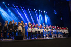 Koncert świąteczny dla żołnierzy WOT pełniących służbę w obronie granic Polski,